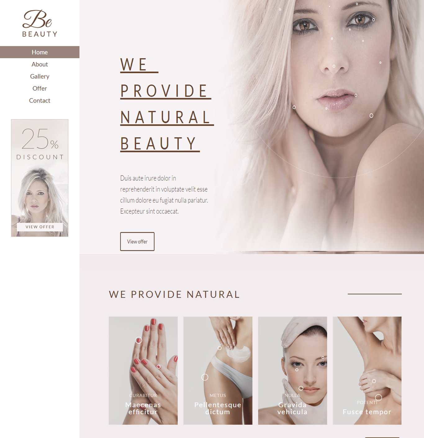 Beauty HTML5 Template